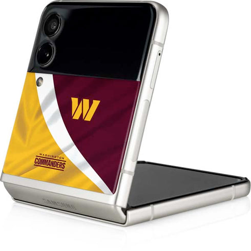 NFL Washington Commanders Flag Galaxy Z Flip4 5G Skin